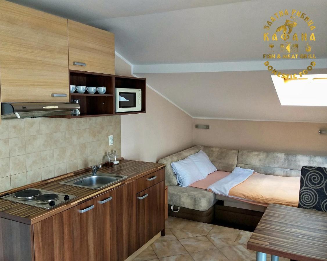 Zlatna Ribica Appartement Golubac Buitenkant foto